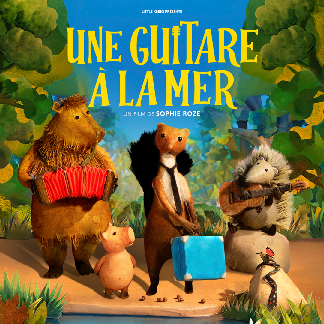 Projection familiale : Une guitare à la mer