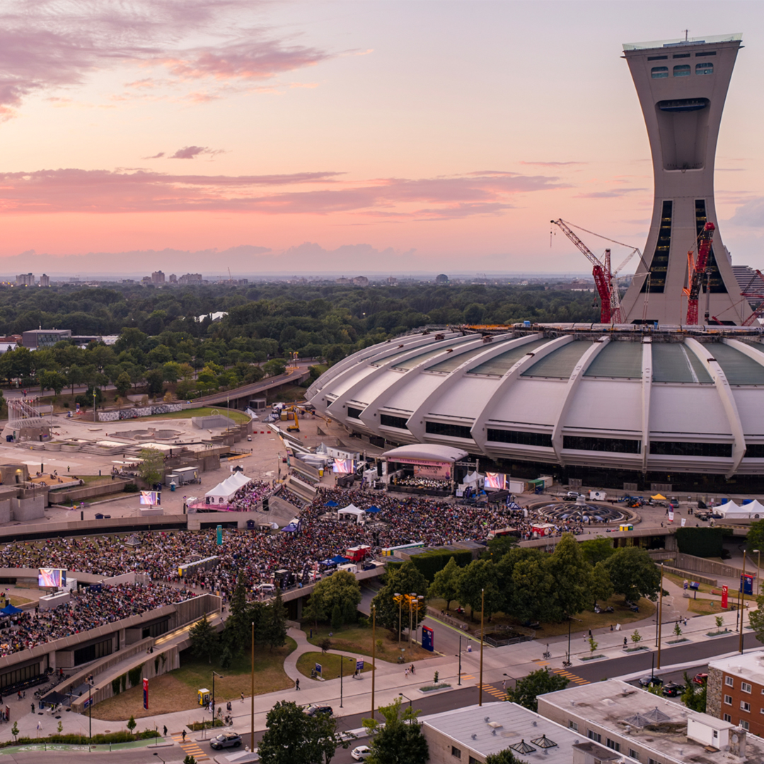 L’OSM à l’Esplanade du Parc olympique
